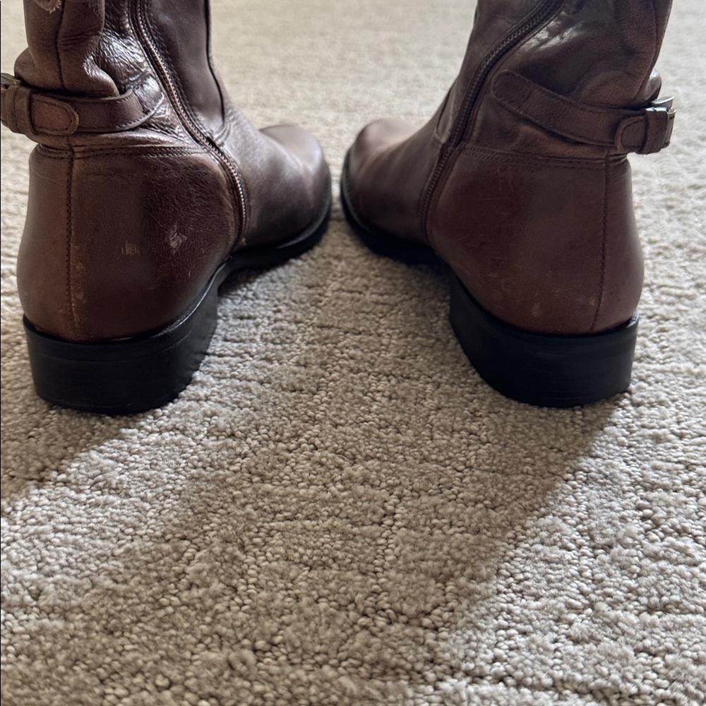 Leather Riding Boots / Size 9M - Picture 4 of 8